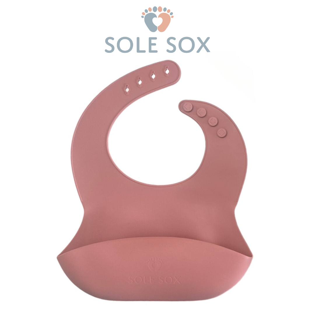 Silicone Baby Bibs with Food Catcher