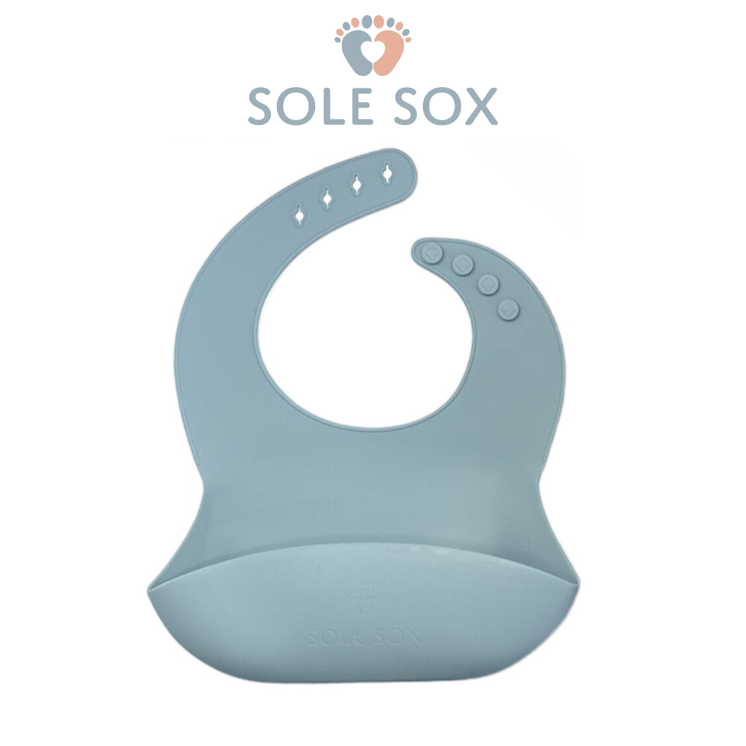 Silicone Baby Bibs with Food Catcher