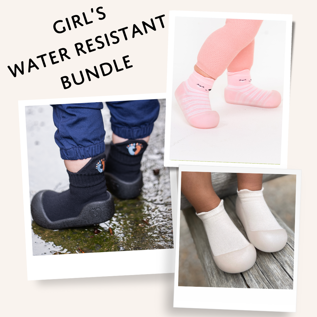 Girl's Water Resistant Sole Sox Bundle