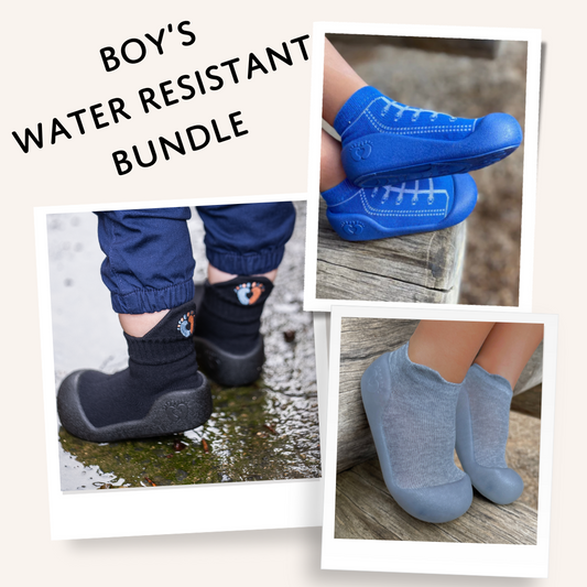 Boy's Water Resistant Sole Sox Bundle